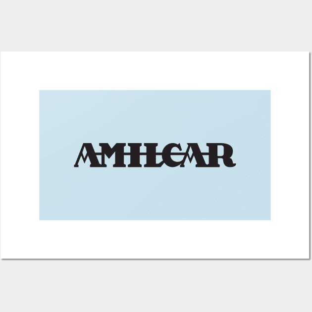 1920's/30's Amilcar French car emblem - black print Wall Art by retropetrol